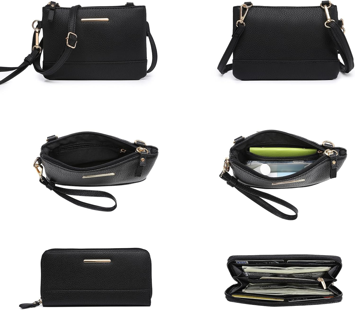 Fashion Handbags and Purses for Women Large Work Tote Bag Top Handle Satchel Shoulder Bag 3Pcs Hobo Purse Set