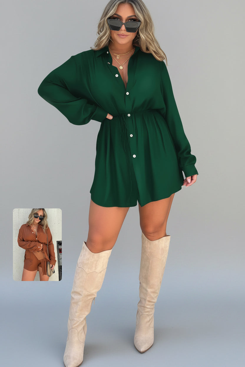 Classy Adore Boss Bae Dress Shirt Dress | Button-Up Shirt Dress Style