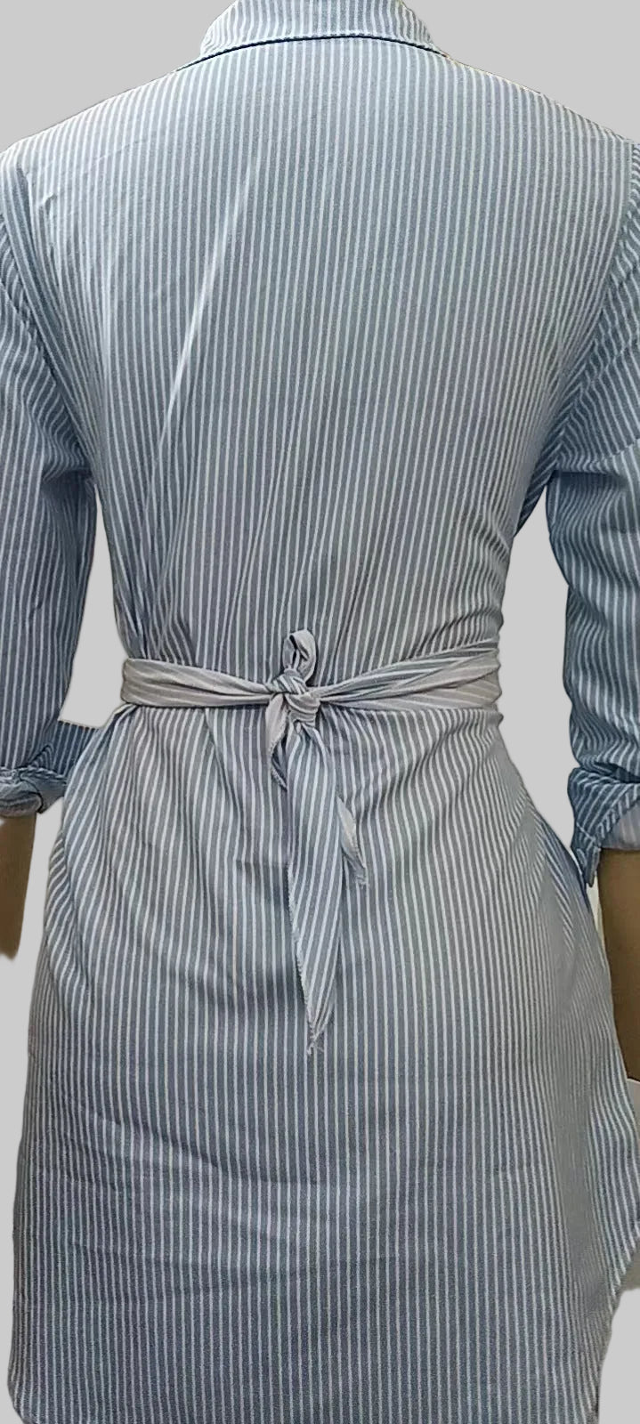 Classy Adore Rolled Sleeve Shirt Dress