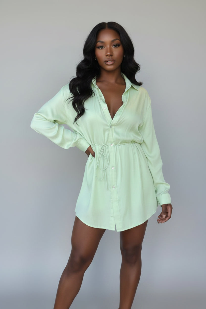 Classy Adore Boss Bae Dress Shirt Dress | Button-Up Shirt Dress Style