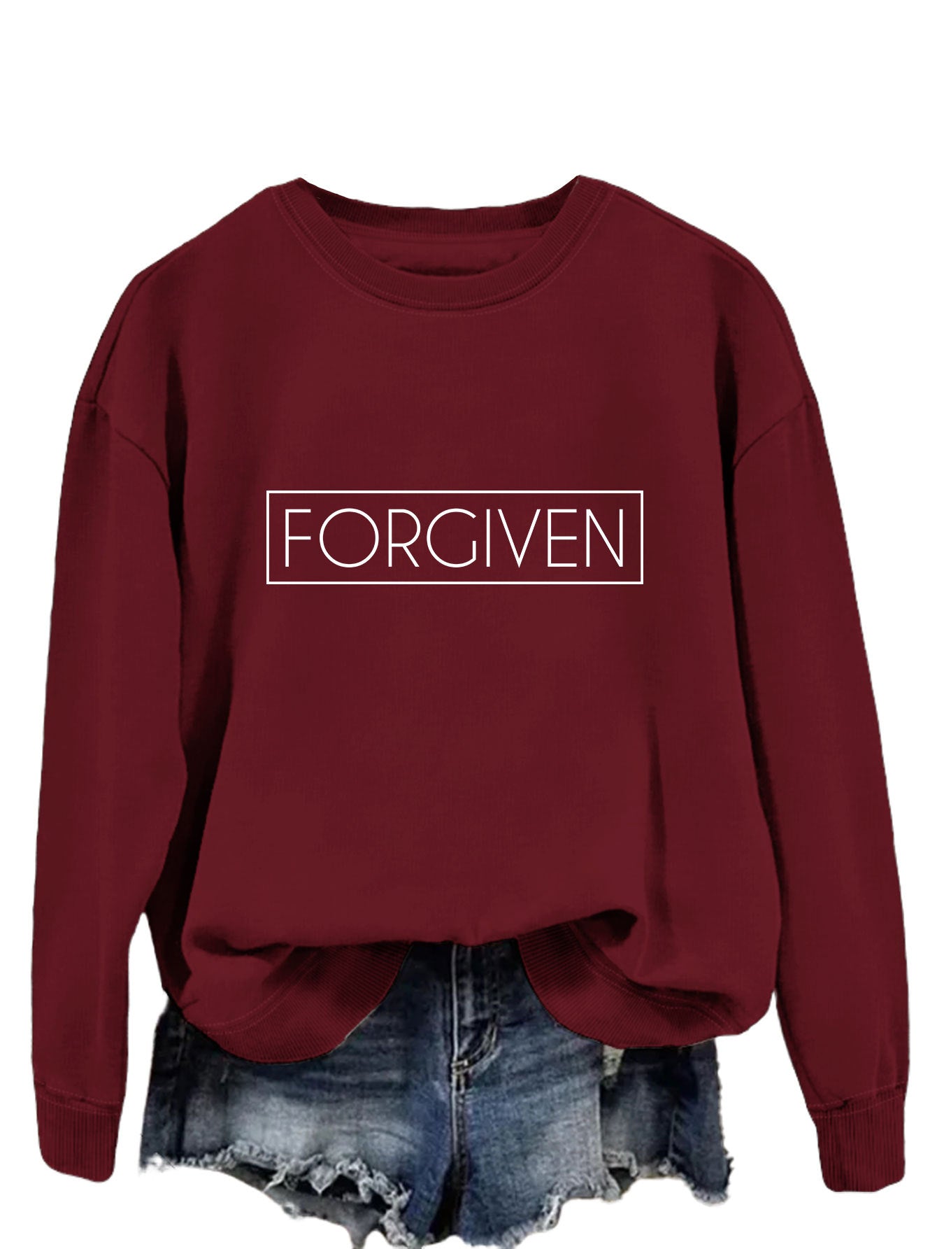 Classy Adore Oversized Forgiven Sweatshirt - Loose Fit