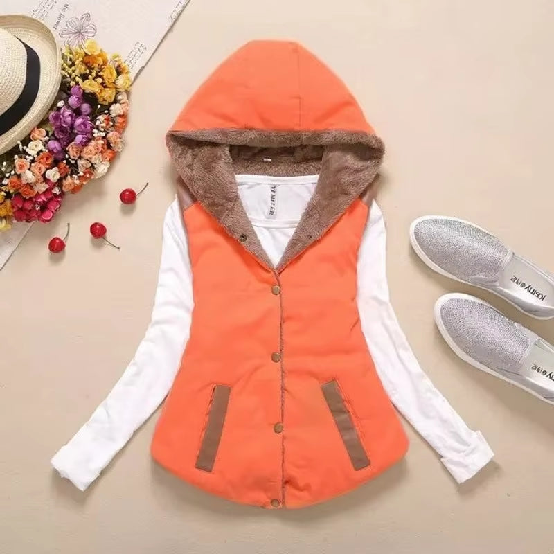 Pink Women Parkas Long Thick Warm Jacket Hooded Fur Lady Coats & Outerwear Winter Jacket Women Parkas for Coat Fashion Female